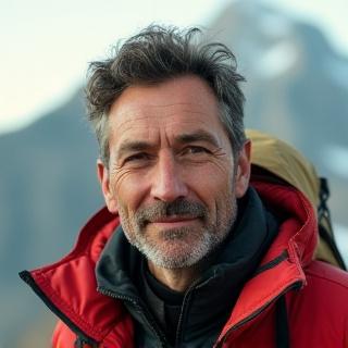 Ritratto professionale di Alessandro Bianchi, guida alpina