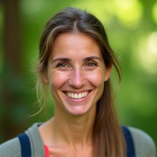 Ritratto professionale di Giulia Rossi, guida escursionistica